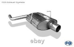 Stainless Steel Sport Exhaust Mini One and Cooper R50 1x100mm Round Rolled Just