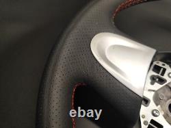 Steering Wheel Mini Cooper ONE R55 R56 R57 2 Spokes Leather Red Stitching