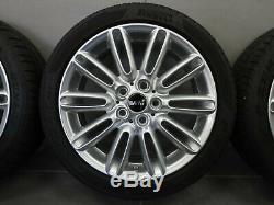 Summer Tires On 17 Inch Original Mini Jcw F55 F56 F57 Spoke Rims 500 6856099