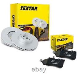 Textar Front Brake Discs + Pads for Mini R50 One COOPER S D Up To