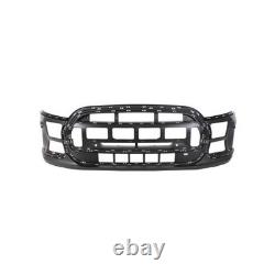 Textured black front bumper with radar holes for BEV Mini One / Cooper F55-F56 pha