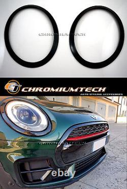 Translate this title in English: MK2 F54 Mini Clubman Cooper / S/One / Jcw Black Headlight Frame (1 Pair)