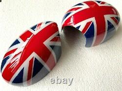 Union Jack Rearview Mirrors for Mini One Cooper R55 Clubman R56 R57 R60 Countryman