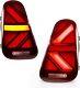 Vland Led Red Rear Lights For Bmw Mini R50 R52 R53 2001-06 With Sequential L+r