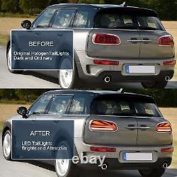 VLAND Red LED Tail Lights for Mini Cooper Clubman F54 N 2015-23 With Animation