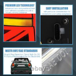 VLAND smoked LED taillights for BMW Mini Cooper F55-F57 2014-2019 sequential