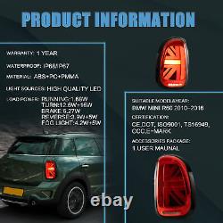 Vland Led Rear Lights For 10-16 Bmw Mini Countryman R60 Sequence Flashlight