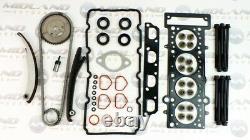 BMW Mini One R50 R52 R53 1.6 Kit Chaîne Distribution Tête Joint Set Vis W10B16A