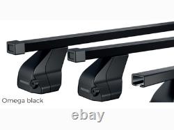 Barres Portatout Pour Mini One Cooper (R50-R56) 3 Portes 2001-2013 Menabo Noires