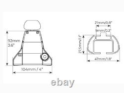 Barres Porte-Tout Pour Mini One Cooper (F55) 3 Portes 2014-2018 Menabo Aluminium