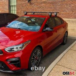 Barres de toit Transversales pour Mini One Cooper 2014-2018 Noir 2x 3 portes