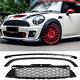 Calandre Avant Pour Mini Cooper S & Jcw De 2010 A 2014 R56/57/55 Noir Brillant