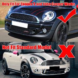 Calandre avant Pour Mini Cooper S & JCW de 2010 a 2014 R56/57/55 Noir Brillant