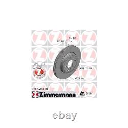 Disques de Frein + Plaquettes Avant + Arrière pour Mini R54 R53 One Cooper + S