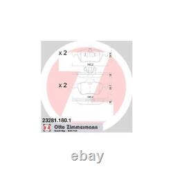 Disques de Frein + Plaquettes Avant + Arrière pour Mini R54 R53 One Cooper + S