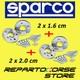Distançiaux Sparco 16 + 20mm Mini One, Cooper, Clubman, S, D, R55, R56, R57