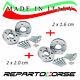 Elargisseur De Voies Repartocorse 2x16mm+2x20mm Mini Cooper S R56 Made In Italy