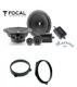 Focal Ase-165 Set 4 Haut Parleur Mini One Cooper R50-r52 -r53 Et Cabrio Brkt