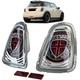 Feux Arri&egrave;re Led &Eacute;dition Sp&eacute;ciale Chrom&eacute; Pour Mini One Cooper R56 2010-2014