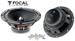 Focal Set 6 Haut Parleur Pour Mini One Cooper R50-R53 et Cabrio Brkt Ant Voiture