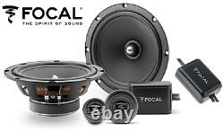 Focal Set 6 Haut Parleur Pour Mini One Cooper R50-R53 et Cabrio Brkt Ant Voiture