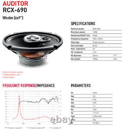 Focal Set 6 Haut Parleur Pour Mini One Cooper R50-R53 et Cabrio Brkt Ant Voiture