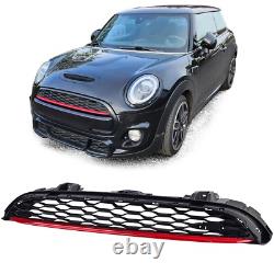 Grille Sport Nid D'Abeille Avec Bande Rouge pour Mini One COOPER S F55 F56
