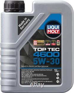 Inspection Set Liqui Moly Top Tec 4600 5W-30 7L Pour MINI Mini One Cooper S