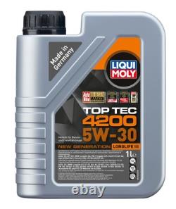 Kamoka Filtre à Huile Liqui Moly Top Tec 4200 5W-30 6L pour Mini One COOPER S