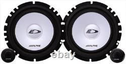 Kit 6 Haut-Parleurs Alpine SXE Antérieurs Pour MINI One Cooper R50 R53