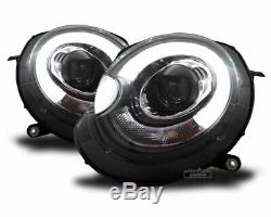 Lampu Depan MINI COOPER R55 R56 R57 R58 R59 06-14 LED Light Tube Hitam LPMC09EU