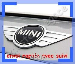 Logo embleme Chromé MINI ONE COOPER MÉTALLIQUE CAPOT COFFRE envoi suivi