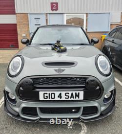 MINI COOPER S Jcw F55 F56 F57 Véritable Carbone Fibre Avant Bague Séparateur