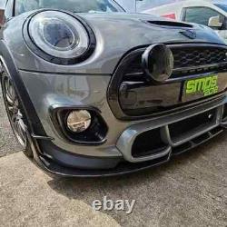 MINI COOPER S Jcw F55 F56 F57 Véritable Carbone Fibre Avant Bague Séparateur