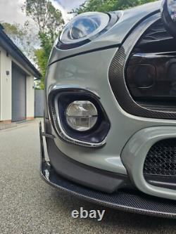MINI COOPER S Jcw F55 F56 F57 Véritable Carbone Fibre Avant Bague Séparateur