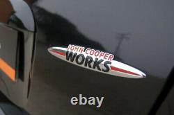 MINI JCW John Cooper Works emblème insigne logo métal coffre 135mm clubman S one
