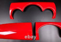 MK1 Mini Cooper/S / One Jcw R50 R52 R53 Brillant Rouge Tableau Housse Pour Rhd