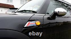 MK2 Mini Cooper/S / One R55 R56 R57 R58 R59 Union Jack Côté Chrome Lampe Hublots