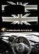 Mk3 Mini Cooper/s / One Noir Union Jack Tableau Panneau Housse F55 F56 F57 Lhd