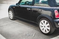 Maxton Rajouts Des Bas De Caisse Mini Cooper / One R50 Noir Brillant
