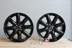 Mini Cooper ONE Clubman R17 4x100 4x17 pouces alliages 7j Noir brillant Jantes