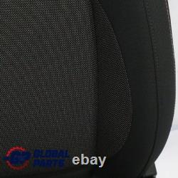 Mini Cooper One F56 Tissu \sièges avant gauche tissu Firework / Noir carbone