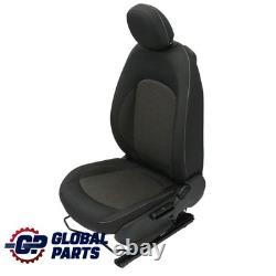 Mini Cooper One F56 Tissu \sièges avant gauche tissu Firework / Noir carbone