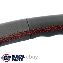 Mini Cooper One R55 R56 R57 R60 R61 Sport Volant avec NEUF Noir Cuir Rouge Fils