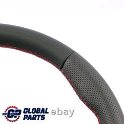 Mini Cooper One R55 R56 R57 R60 R61 Sport Volant avec NEUF Noir Cuir Rouge Fils