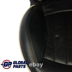 Mini Cooper One R55 R56 Sport Siège Lounge Avant Gauche En Cuir Noir