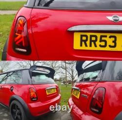 Mini Cooper S One R50 R52 R53 LED Rouge Union Jack Feux Arrière (01-04 Pré-LCI)