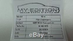 Mini F54 F55 F56 F57 Nbt Evo GPS Tùete Unit Affichage Contrôleur Écran