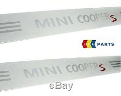 Mini Neuf D'Origine R52 R53 R56 S Mini Cooper Marche Pied Entrée Bande Paire