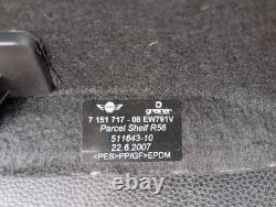 Mini One Cooper Coupe R56 2007 Grillescouvercle de haut-parleur arrière